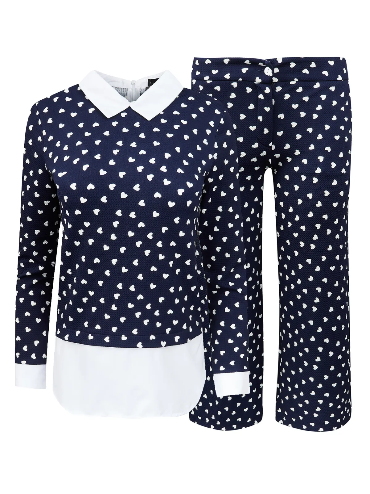 Mommy & Me Heart To Heart Dressy Pants Set by Kids Couture