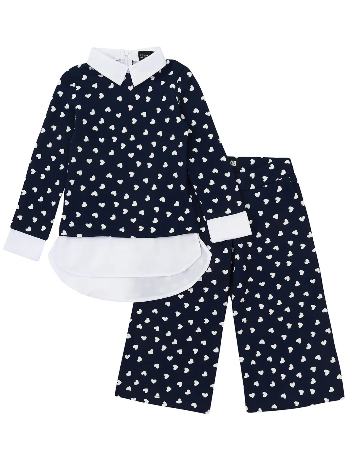 Mommy & Me Heart To Heart Dressy Pants Set by Kids Couture