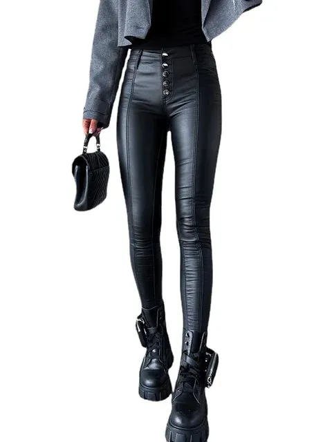 Mona | Fashionable Leather Pants