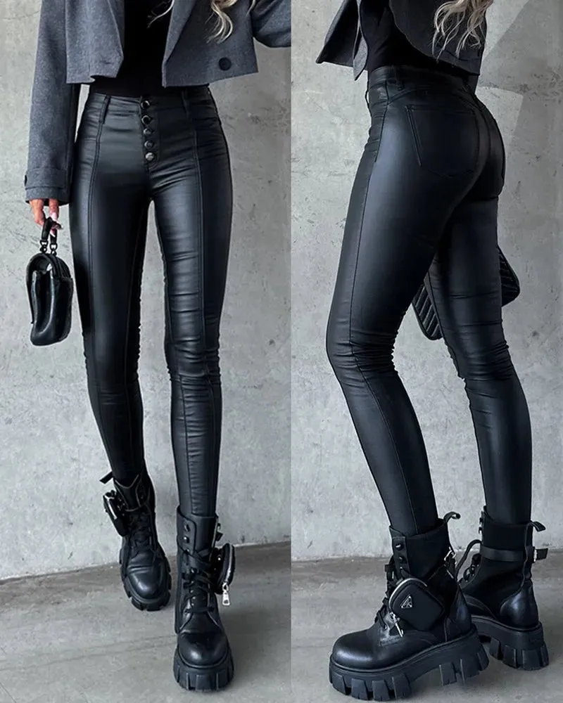 Mona | Fashionable Leather Pants