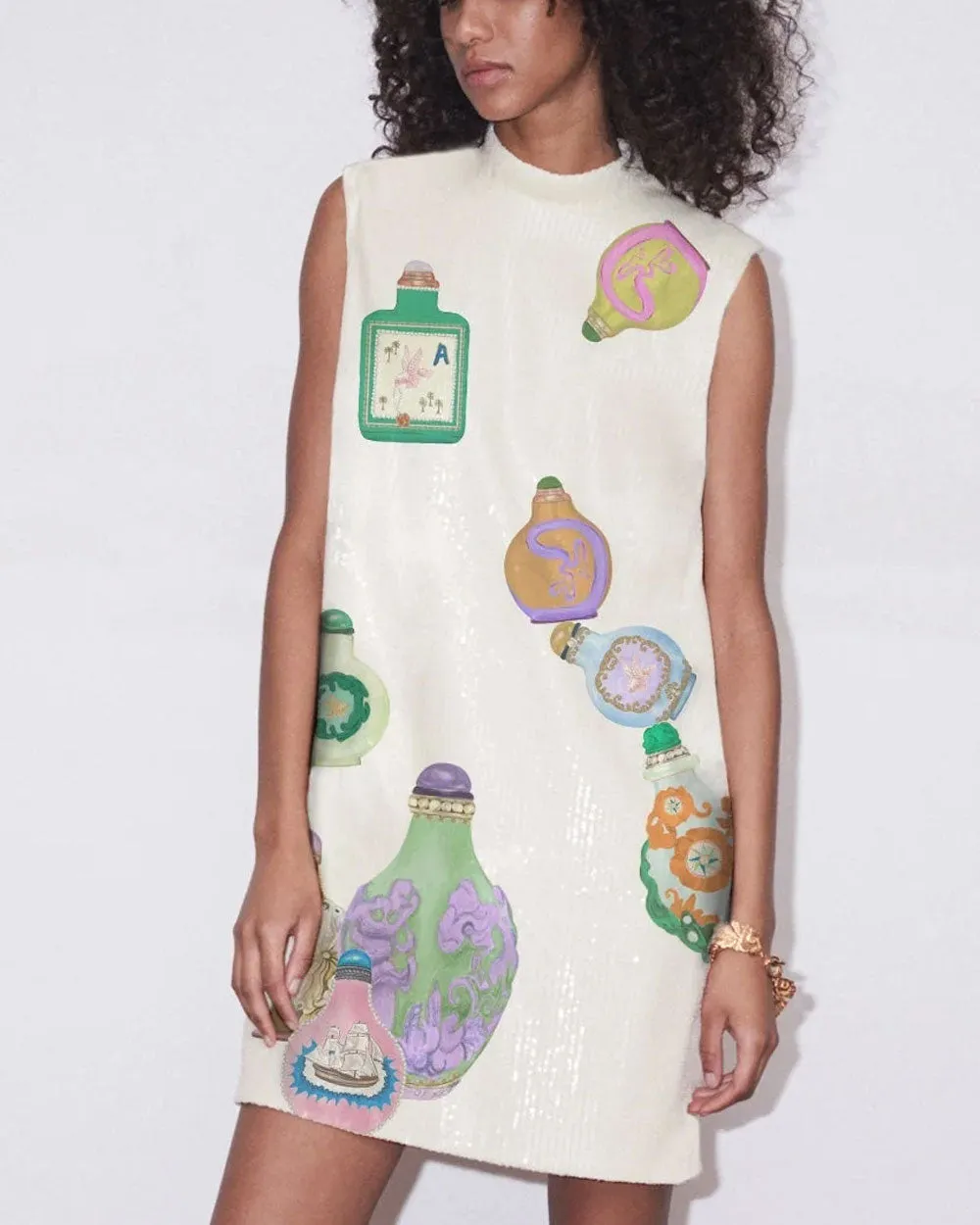 Multicolor Chesca Mini Dress