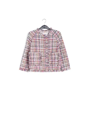 Multicolor tweed jacket