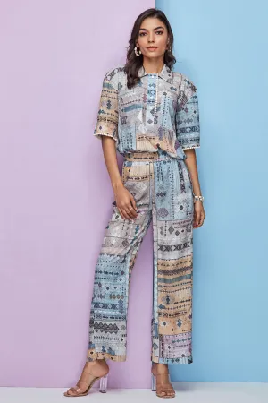 Nimo Pocket Square Co-ord Set