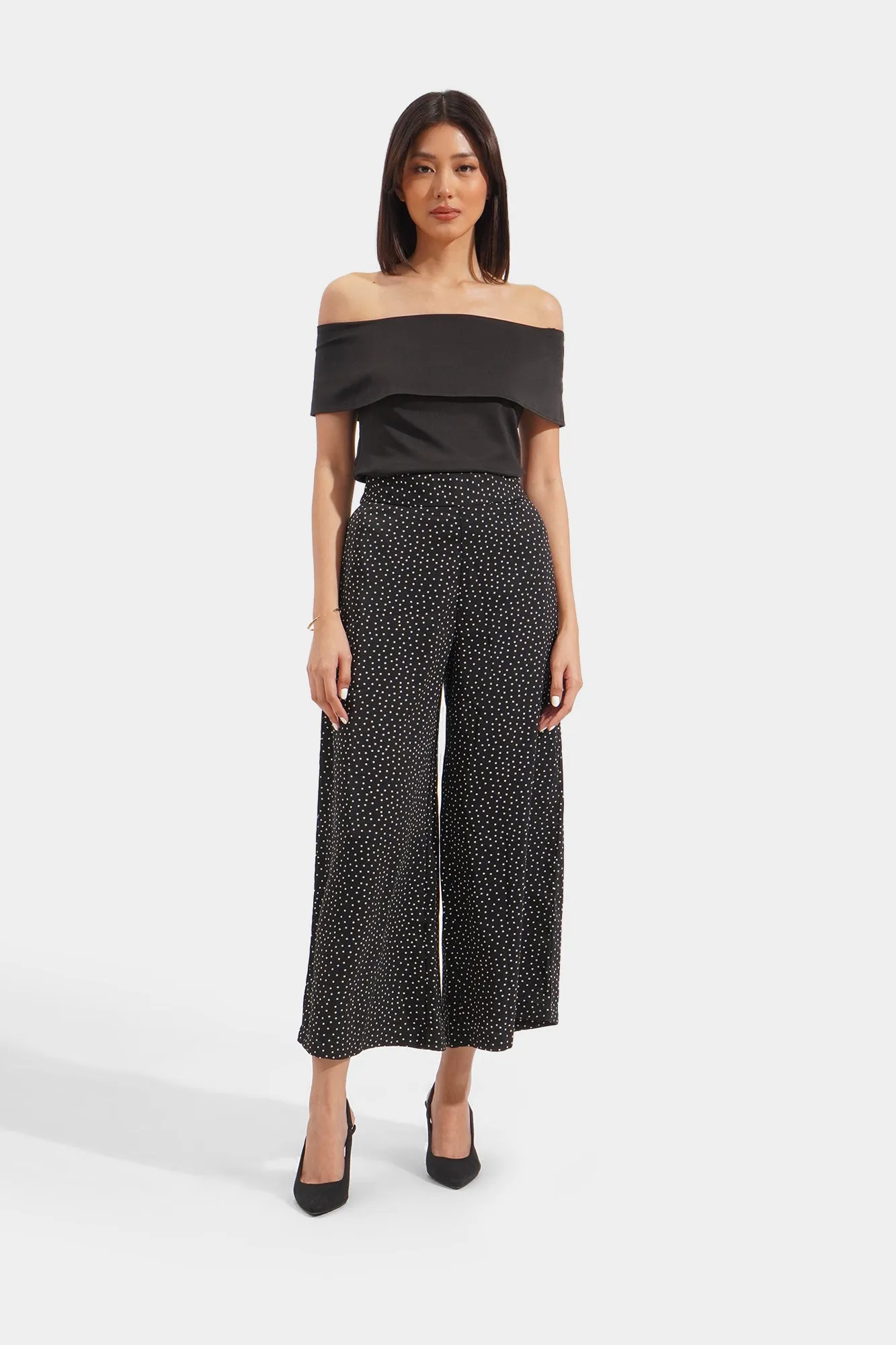Off Shoulder Knit Top