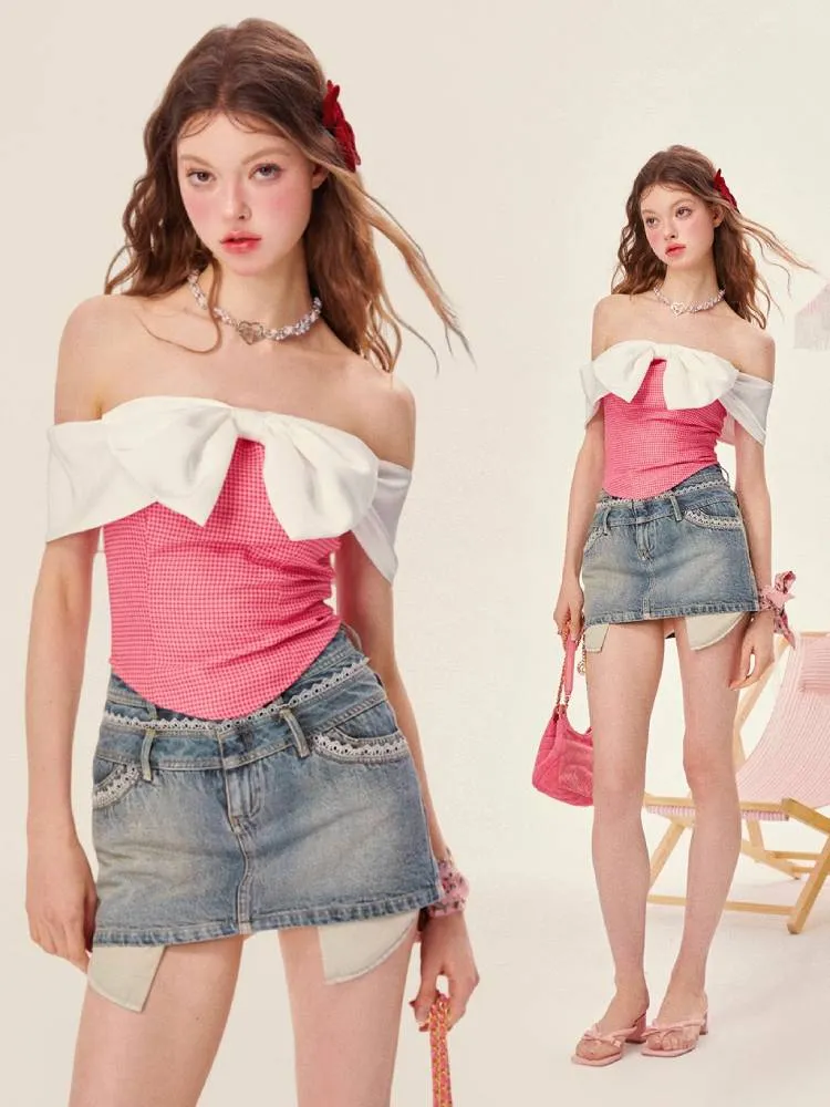 Off shoulder top【s0000008966】