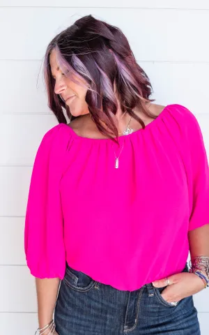 Off the Shoulder Blouse - Final Sale