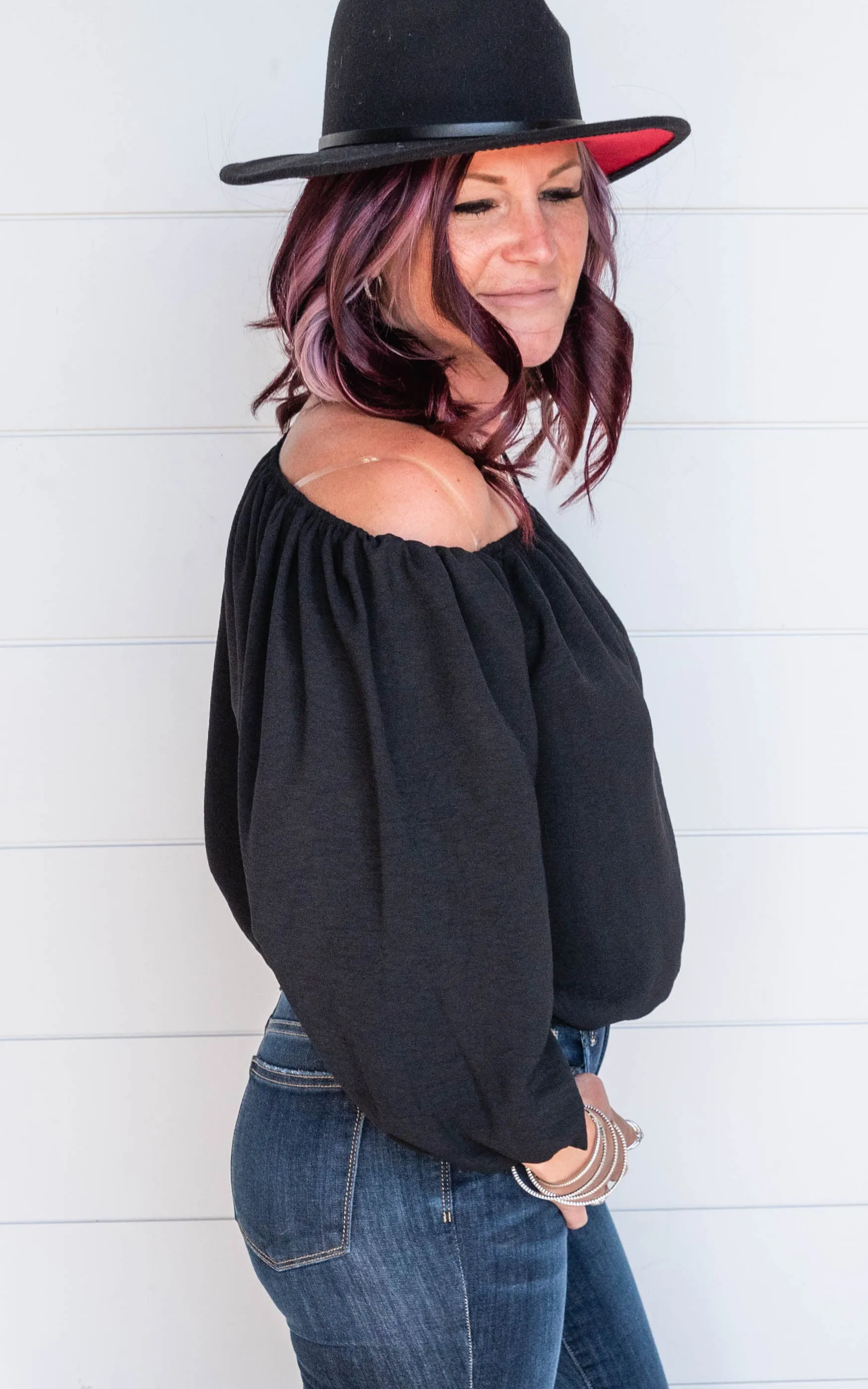 Off the Shoulder Blouse - Final Sale
