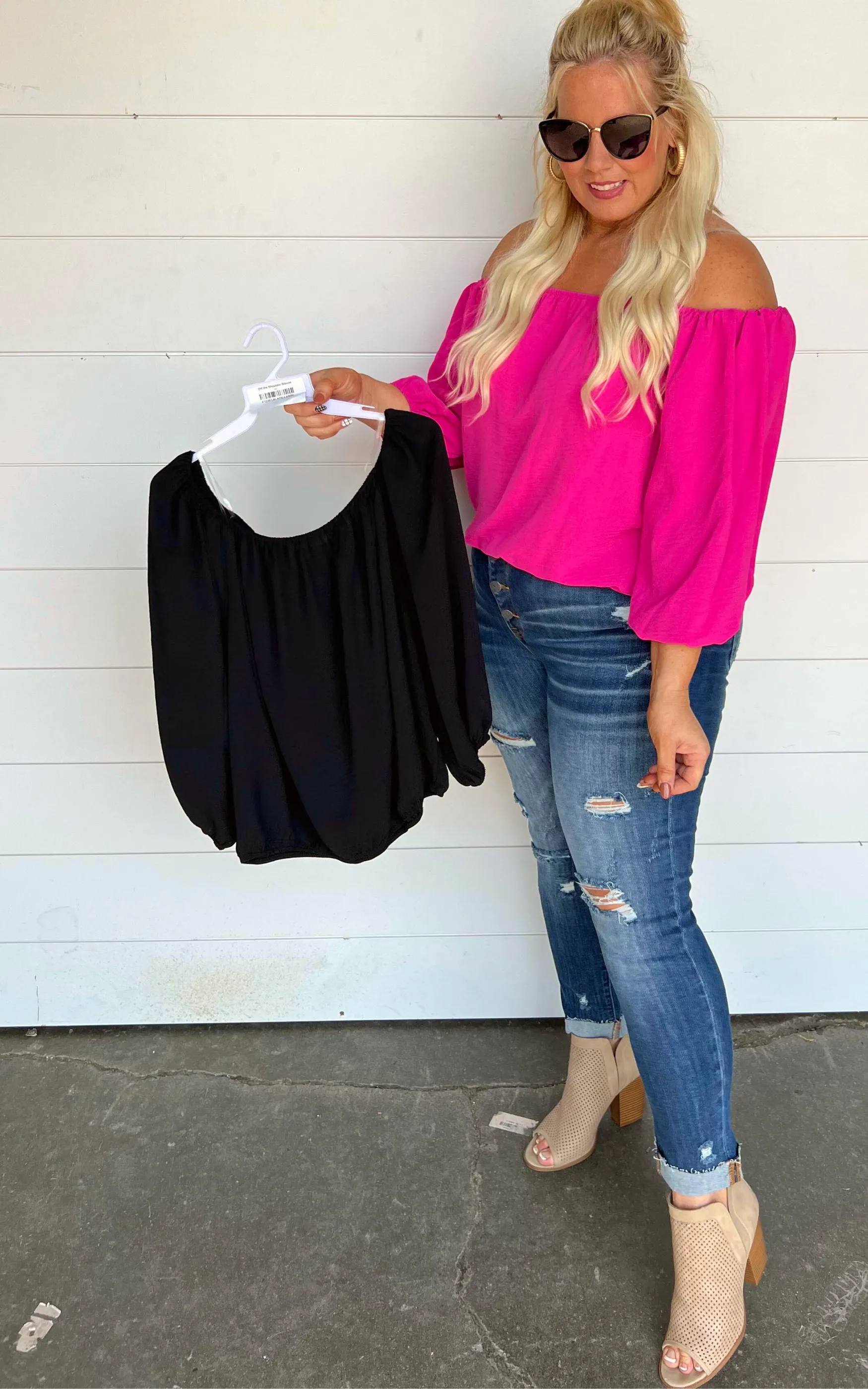 Off the Shoulder Blouse - Final Sale