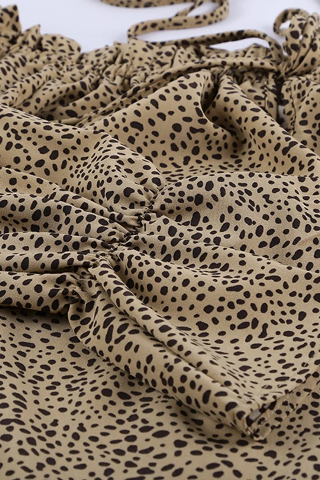 Off-the-shoulder Cheetah Blouse - Limited Quantities