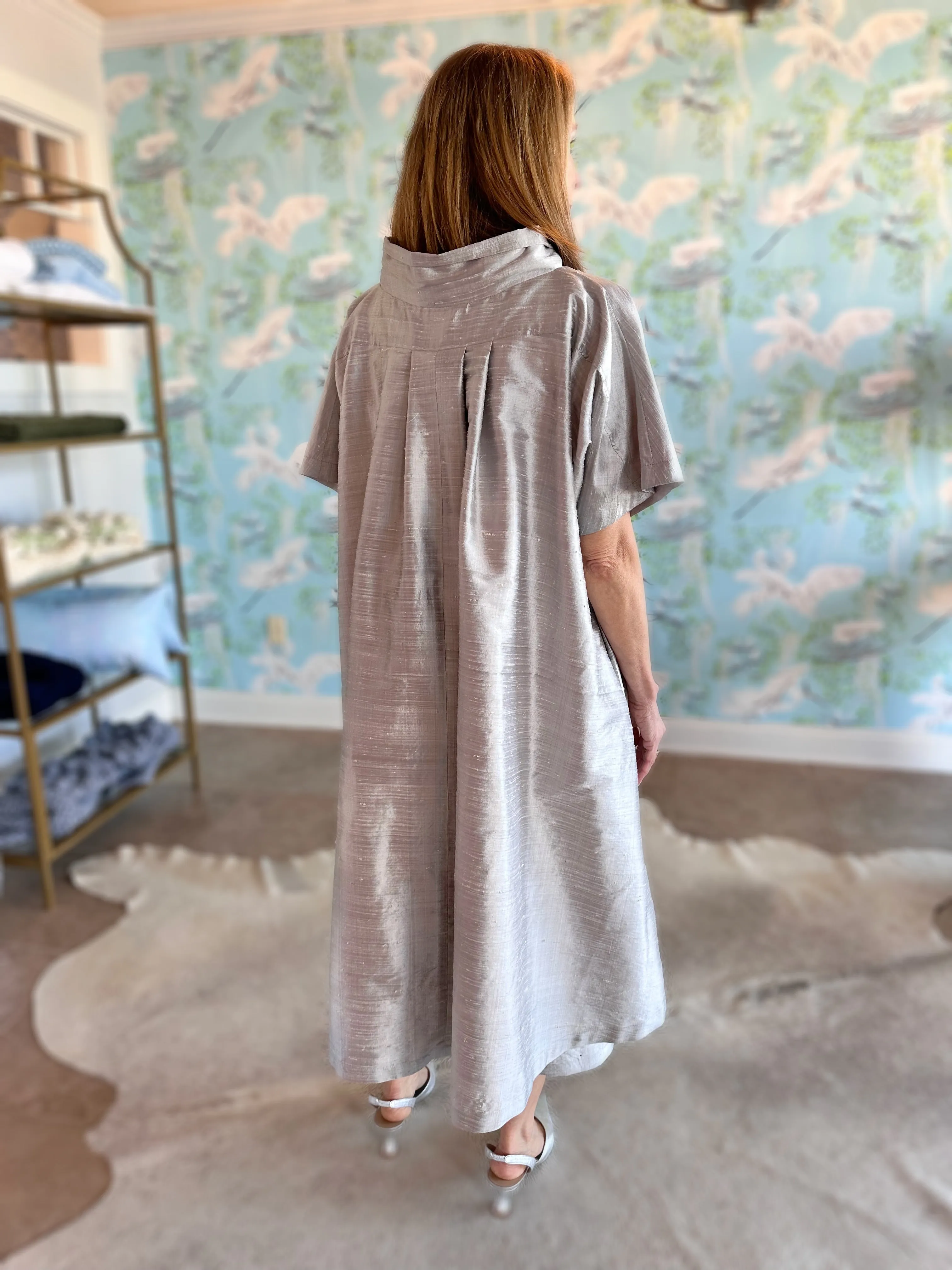 Opera Cloak in Silk Dupioni- 7 Colors