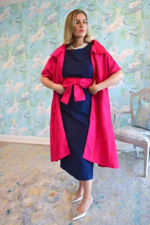 Opera Cloak in Silk Dupioni- 7 Colors