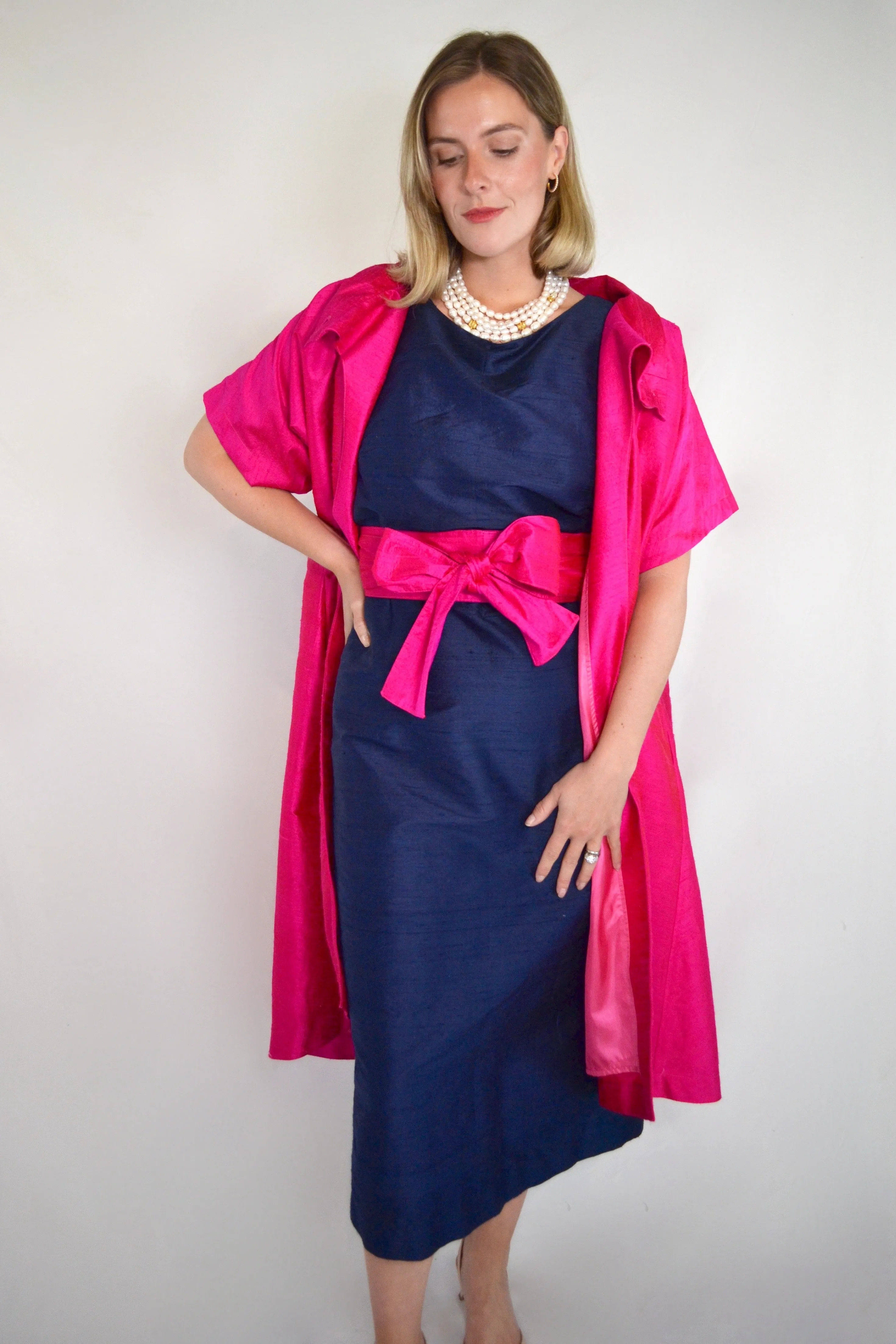Opera Cloak in Silk Dupioni- 7 Colors