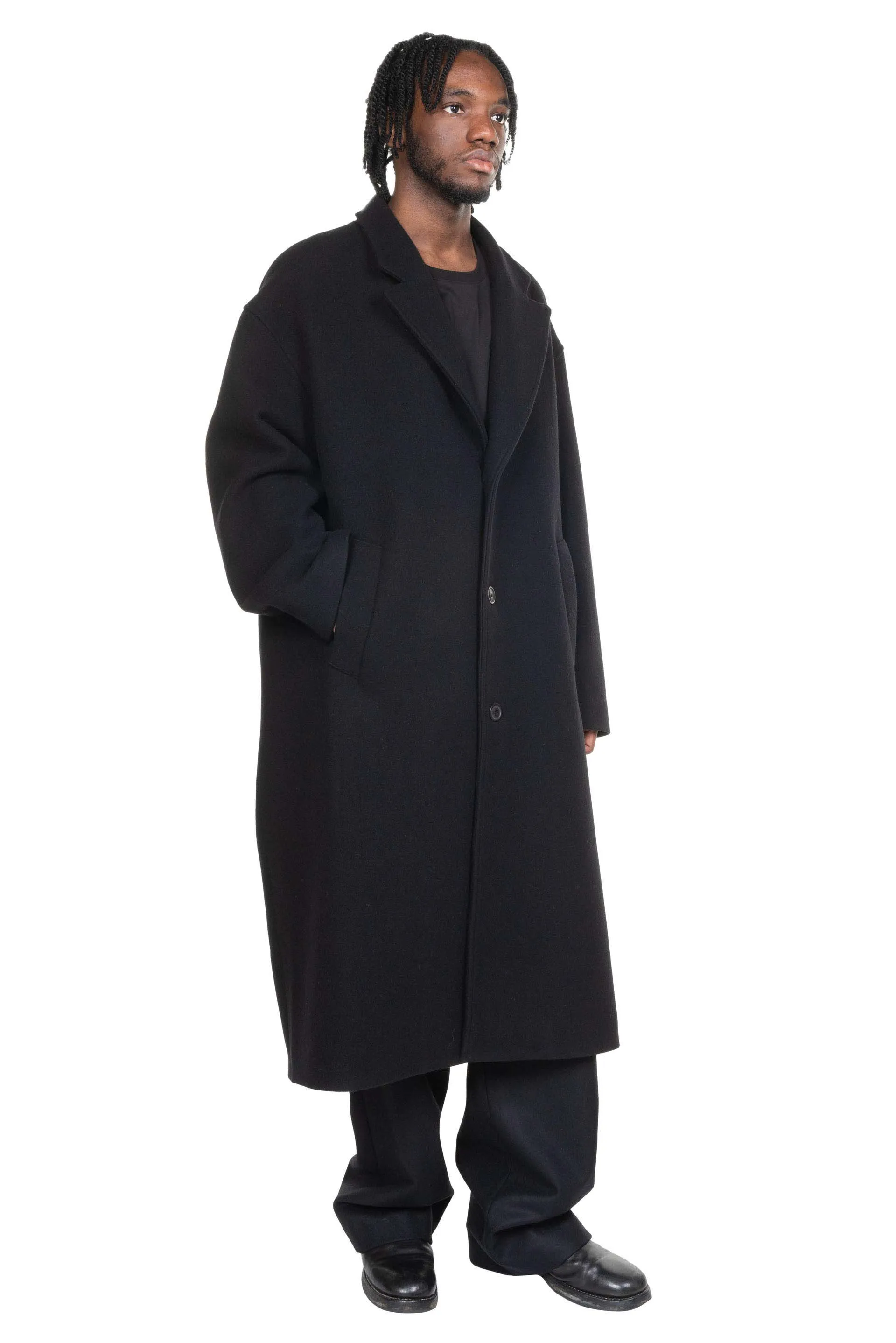 Overcoat Wool Cashmere Black