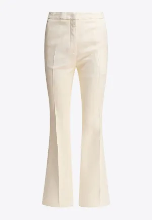 Paisley-Jacquard Tailored Pants