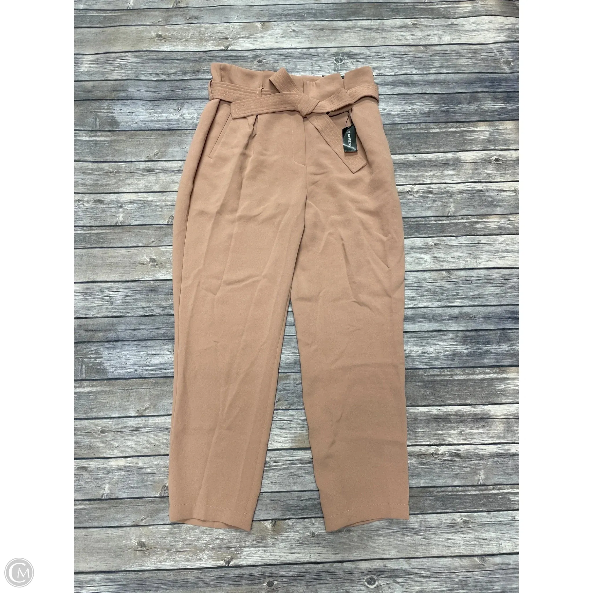 Pants Dress By Express In Orange, Size: 10