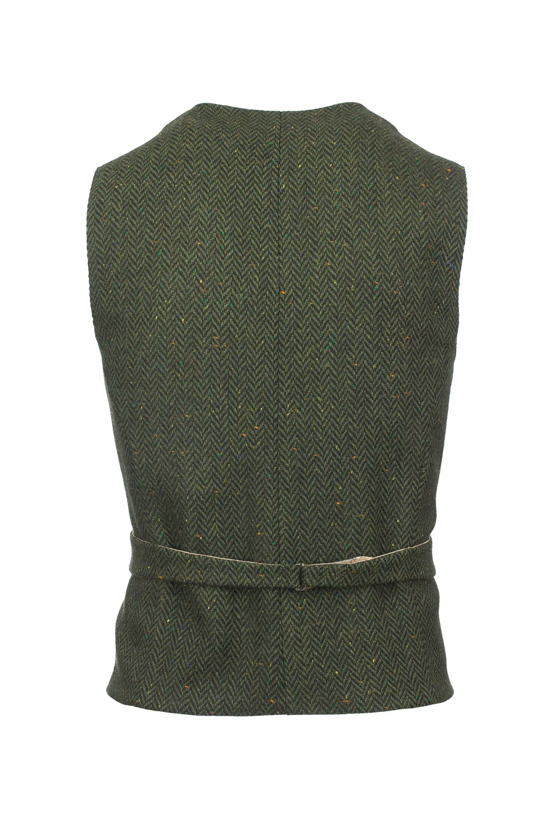 Pearse Tweed Herringbone Wool Waistcoat