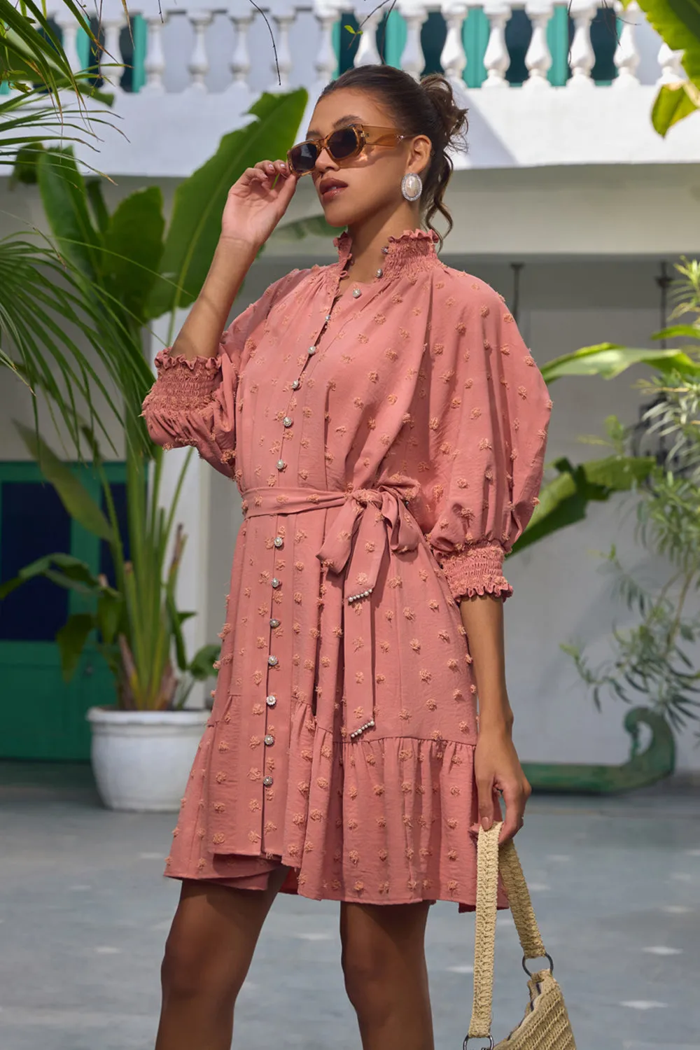 Pink Pearl Elegance Dress