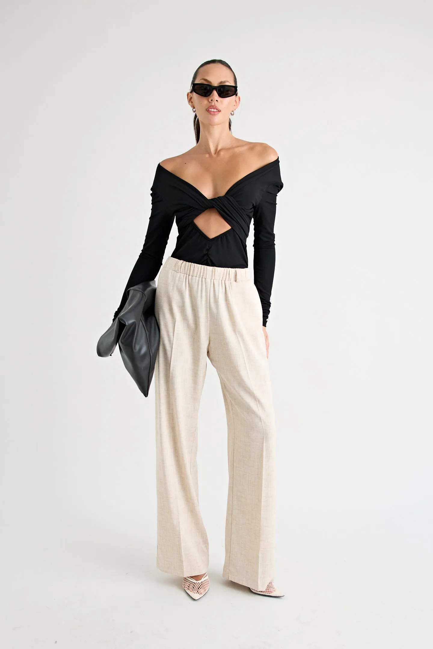 PINO WIDE LEG PANT | NATURAL