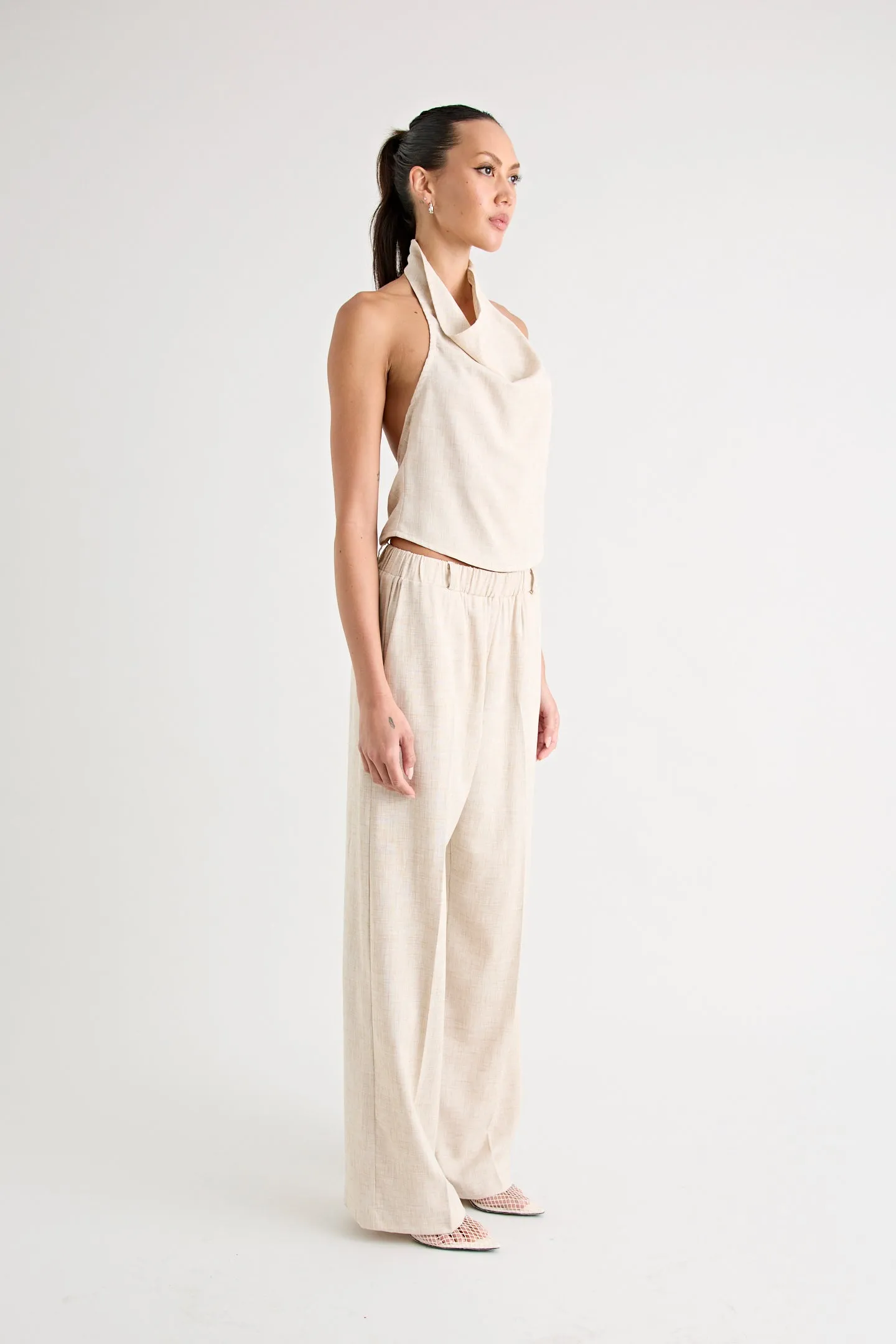PINO WIDE LEG PANT | NATURAL