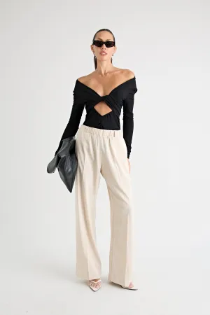 PINO WIDE LEG PANT | NATURAL
