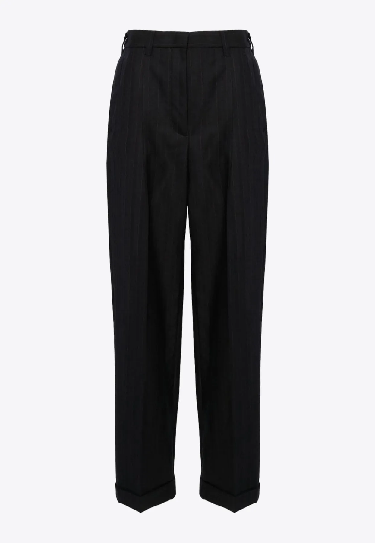 Pinstripe Tailored Pants