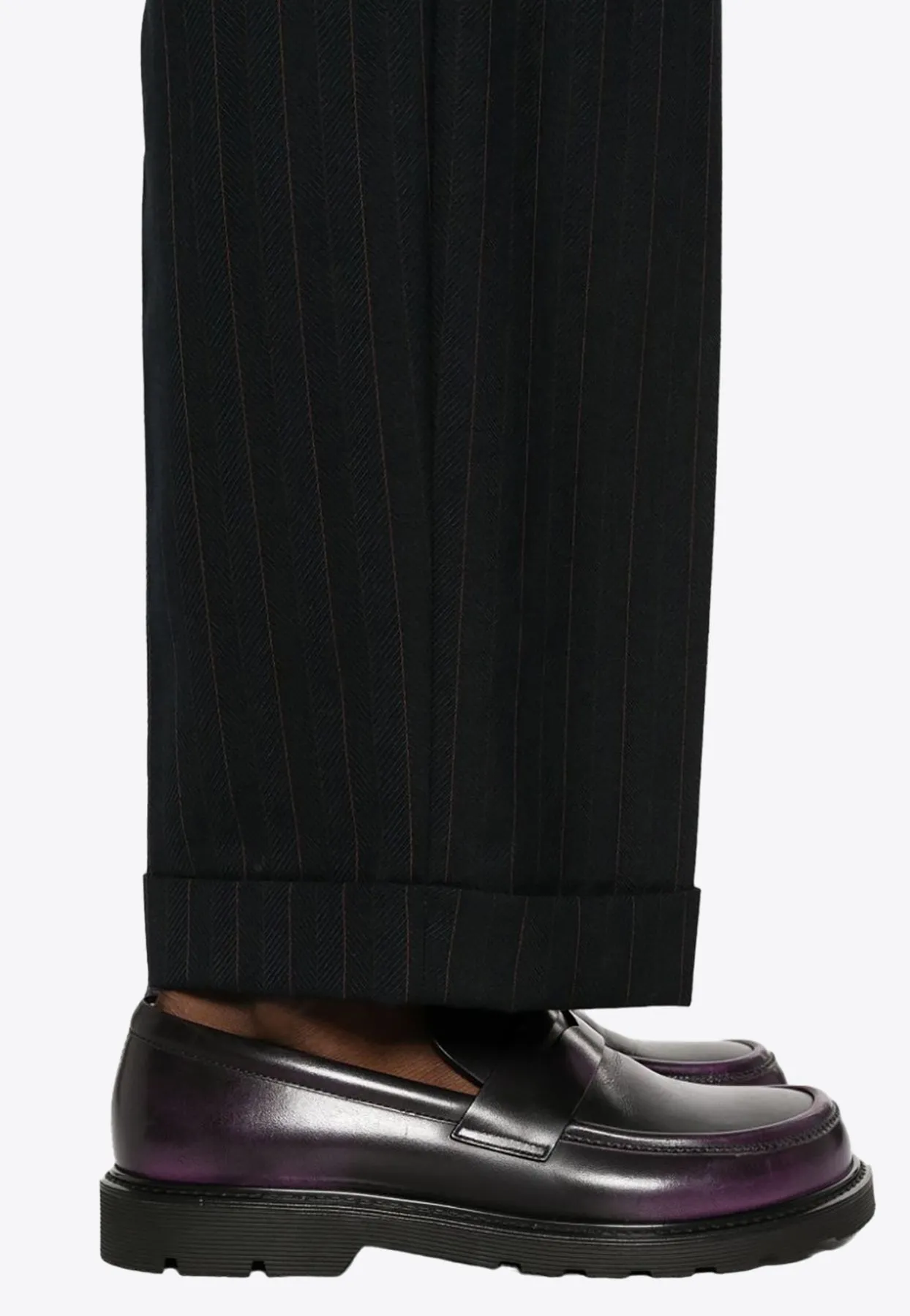 Pinstripe Tailored Pants