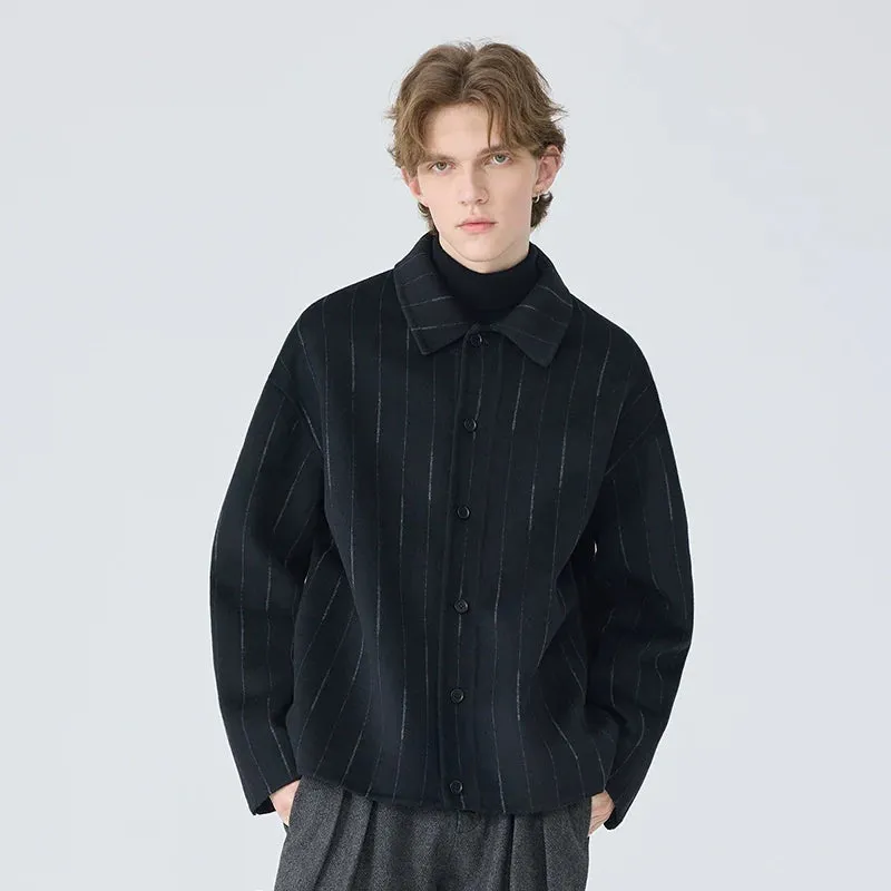 Pinstripe Wool Jacket