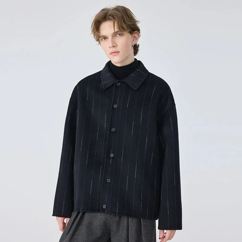 Pinstripe Wool Jacket
