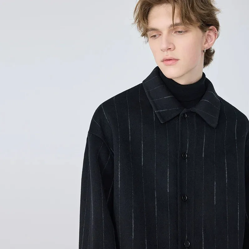 Pinstripe Wool Jacket