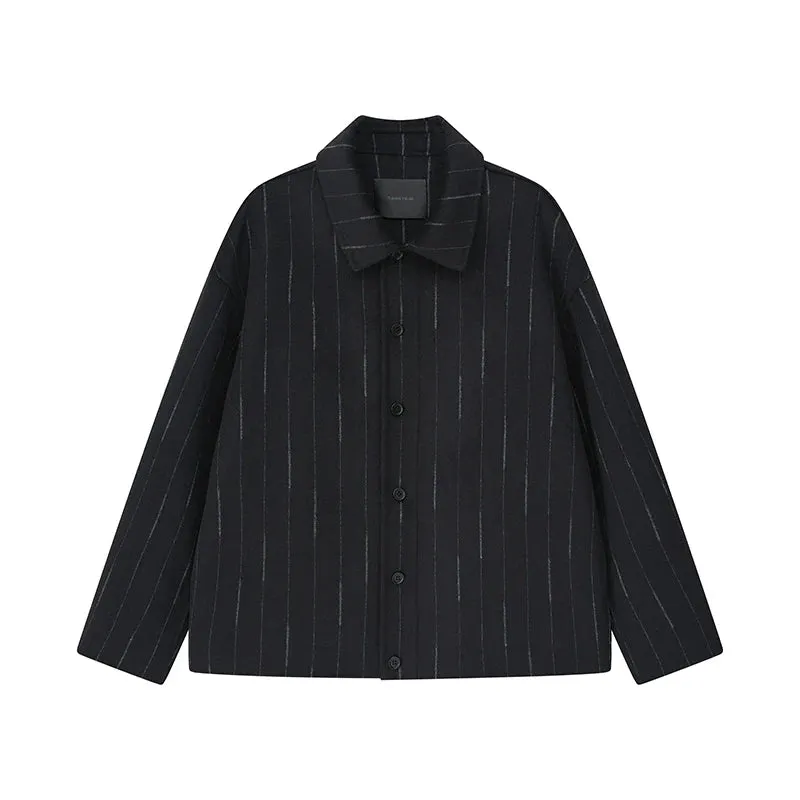 Pinstripe Wool Jacket