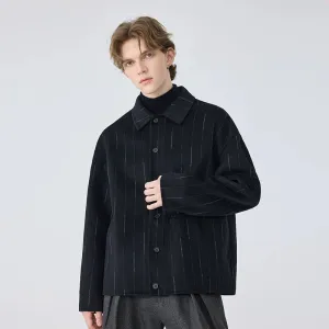 Pinstripe Wool Jacket