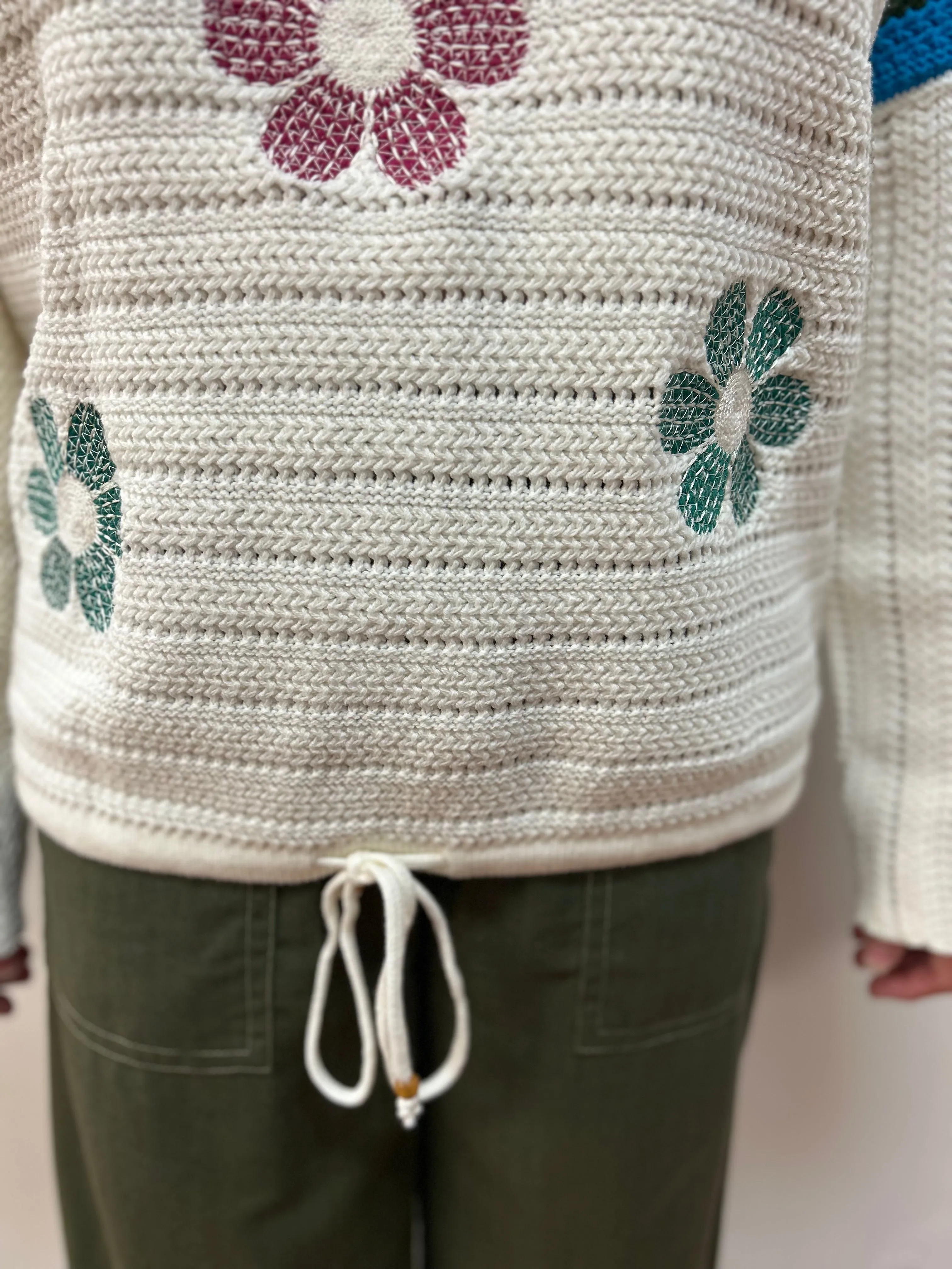 Pointelle Pullover