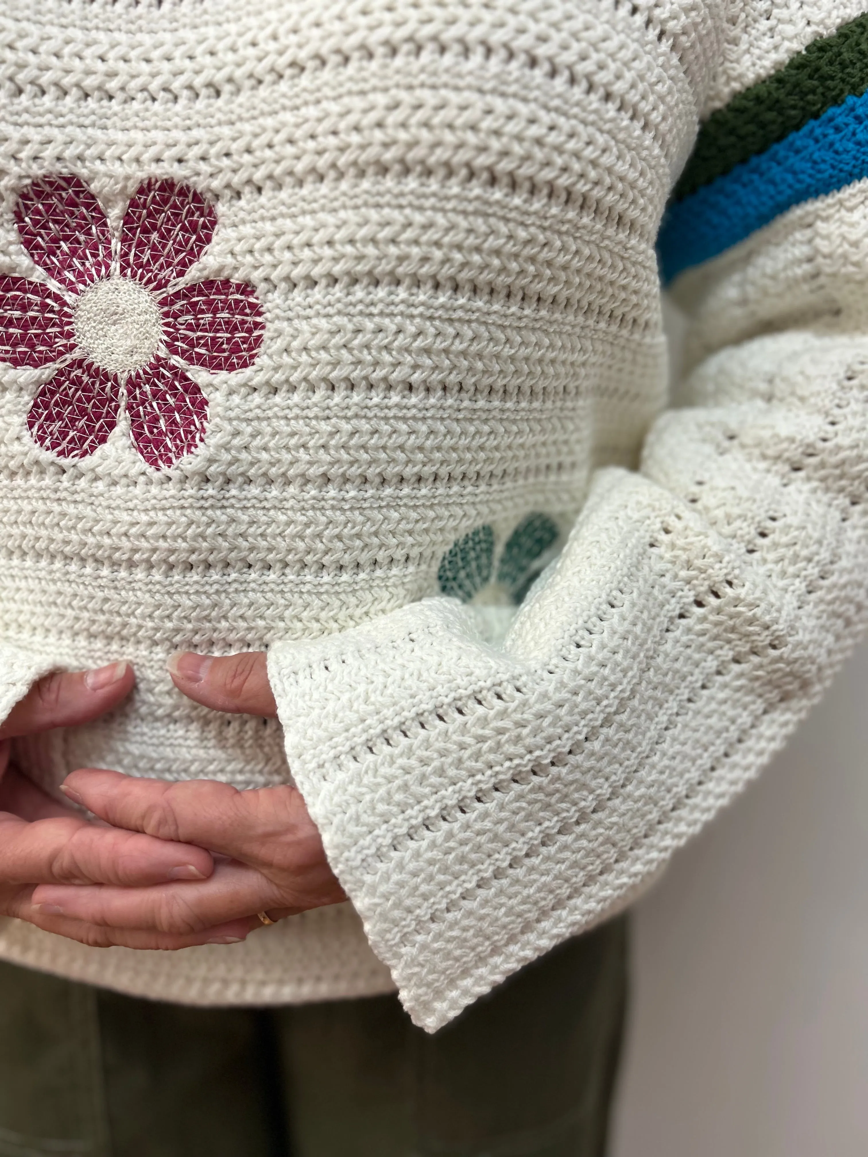 Pointelle Pullover