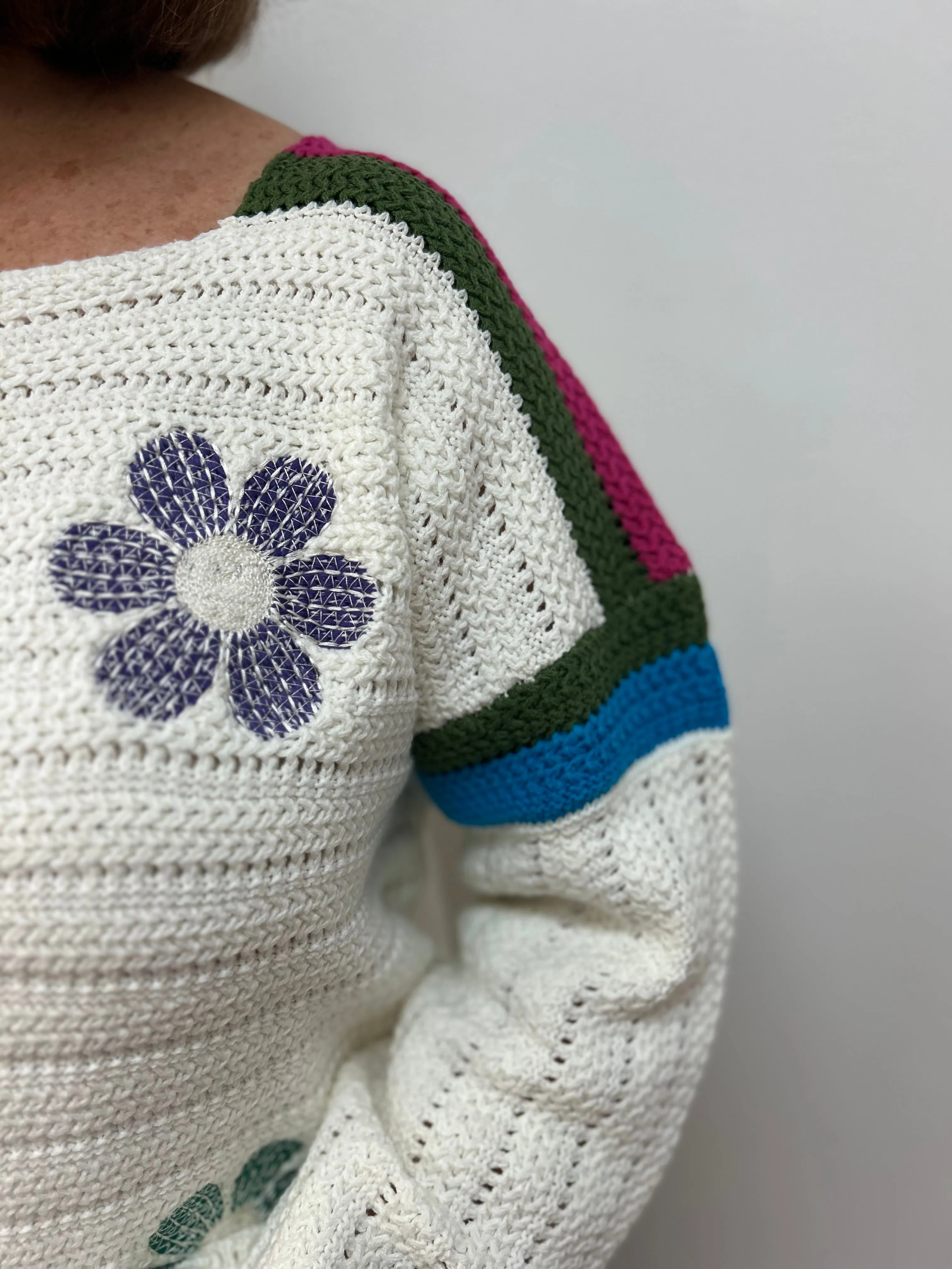 Pointelle Pullover