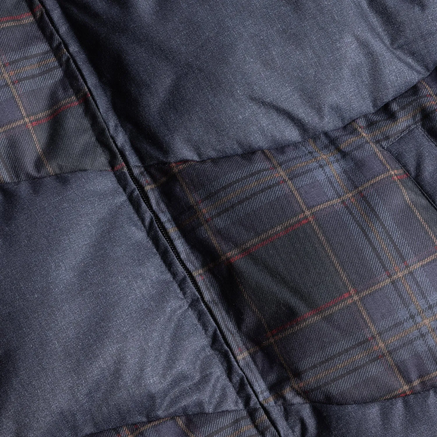 PREMIUM TWEED PUFFER / DARK GREY
