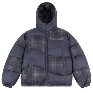 PREMIUM TWEED PUFFER / DARK GREY