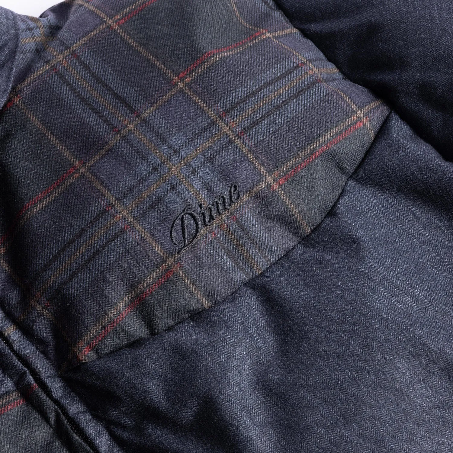 PREMIUM TWEED PUFFER / DARK GREY