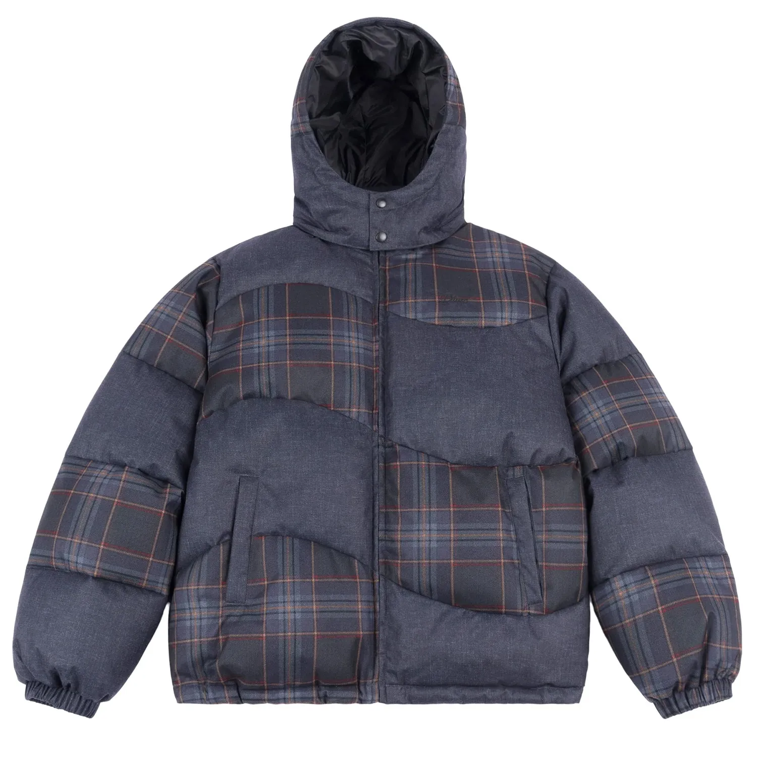 PREMIUM TWEED PUFFER / DARK GREY