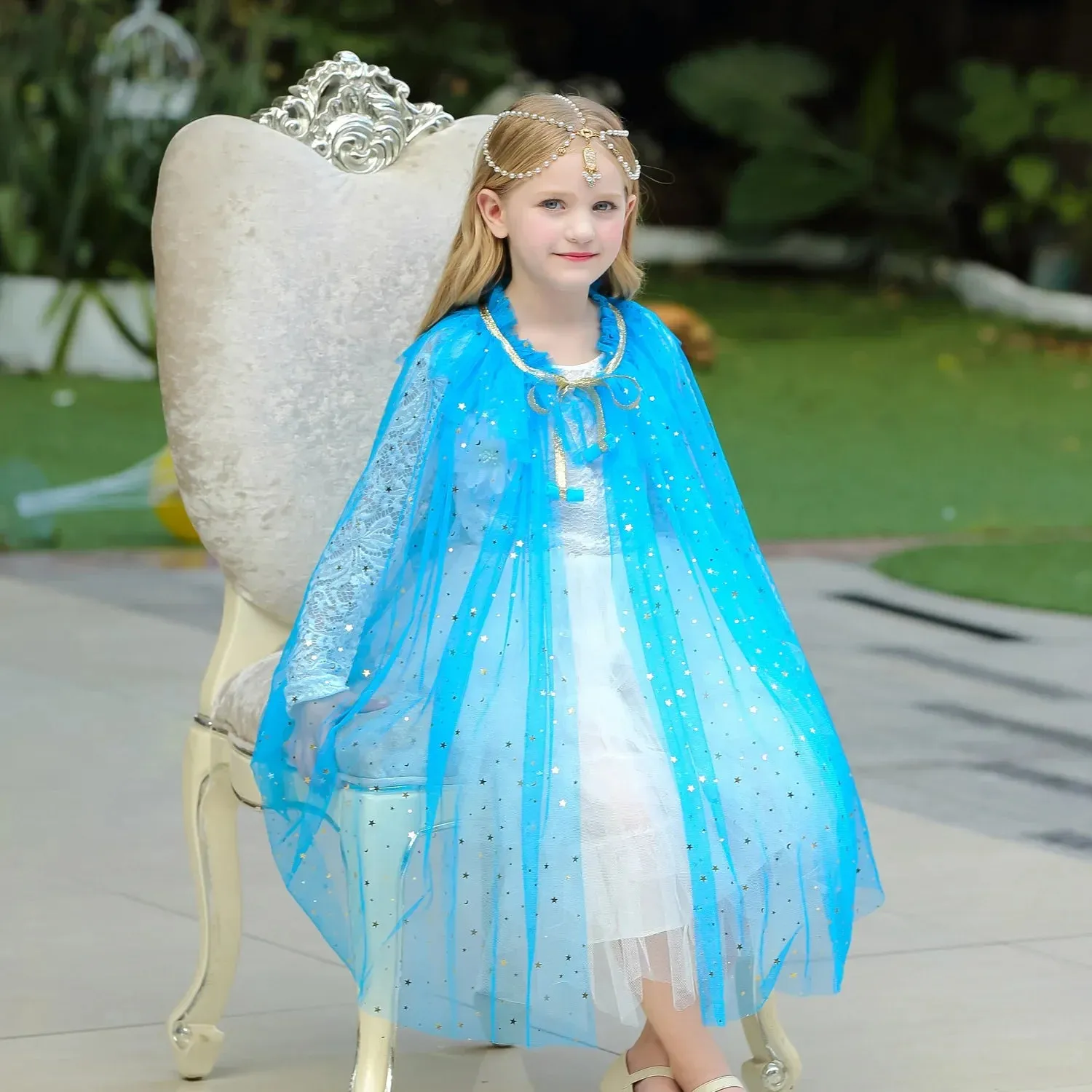 Princess Robe Rainbow Kids Princess Cloak For Girl Princess Cape Cloak Fairy Cape Cloak Anna  Clothes