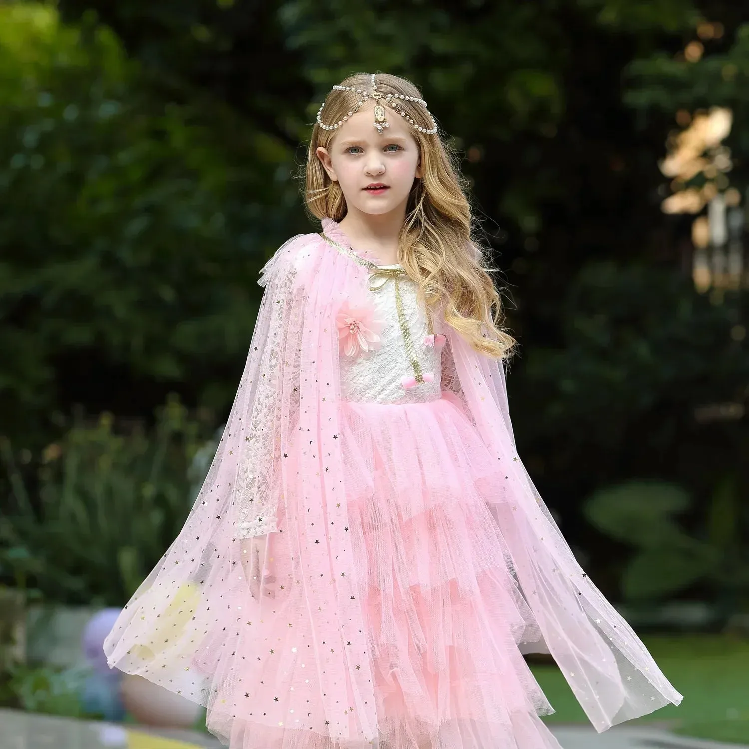 Princess Robe Rainbow Kids Princess Cloak For Girl Princess Cape Cloak Fairy Cape Cloak Anna  Clothes