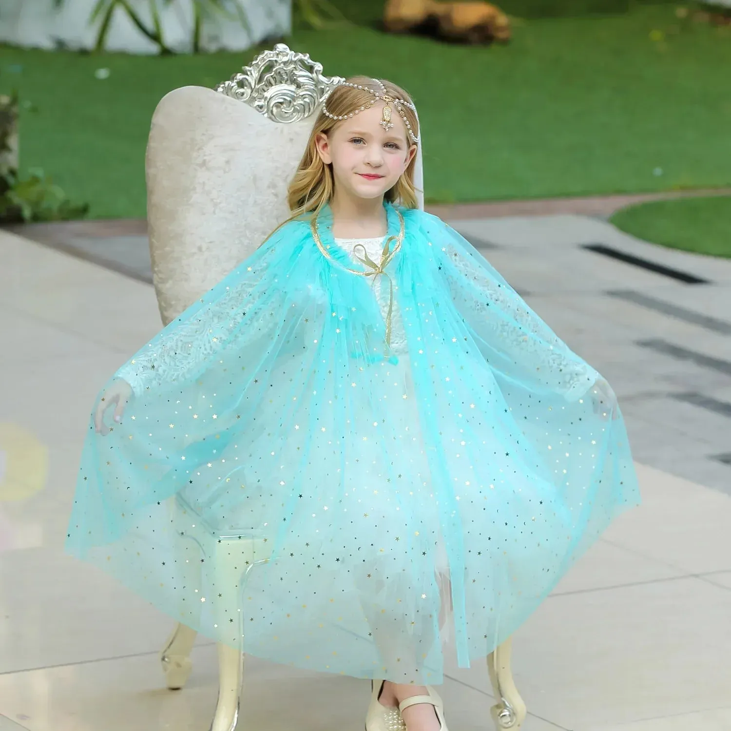 Princess Robe Rainbow Kids Princess Cloak For Girl Princess Cape Cloak Fairy Cape Cloak Anna  Clothes