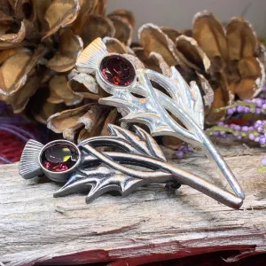 Purple Fields Thistle Pin
