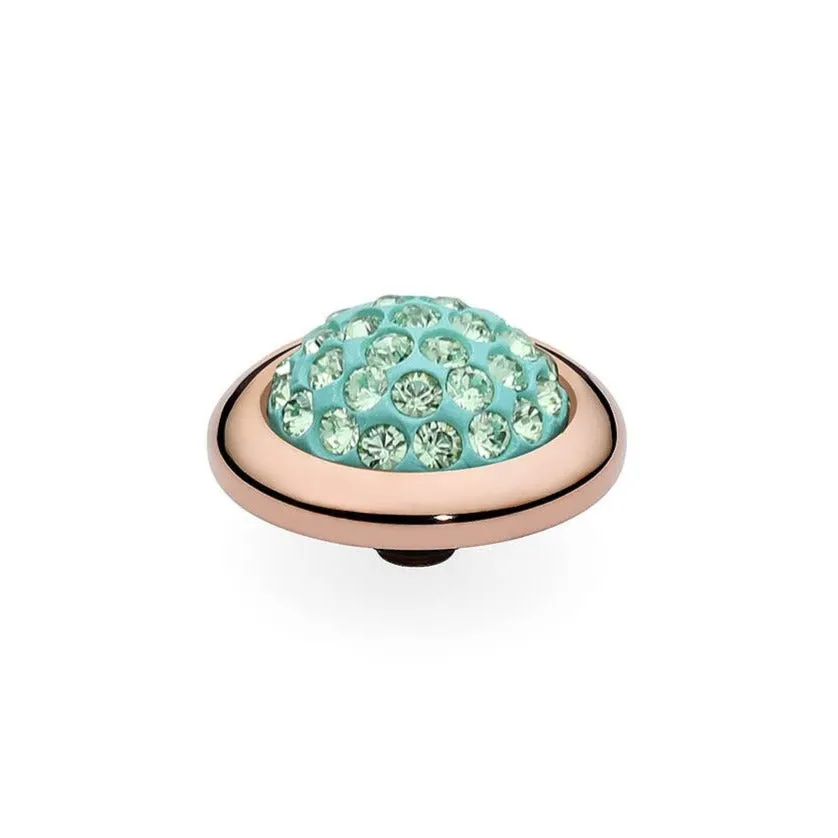 Qudo Calanda Rose Gold Topper - Peridot