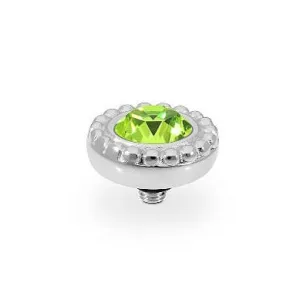 Qudo Ghiare 11mm Silver Topper - Citrus Green