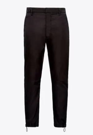 Re-Nylon Logo Plaque Slim Pants