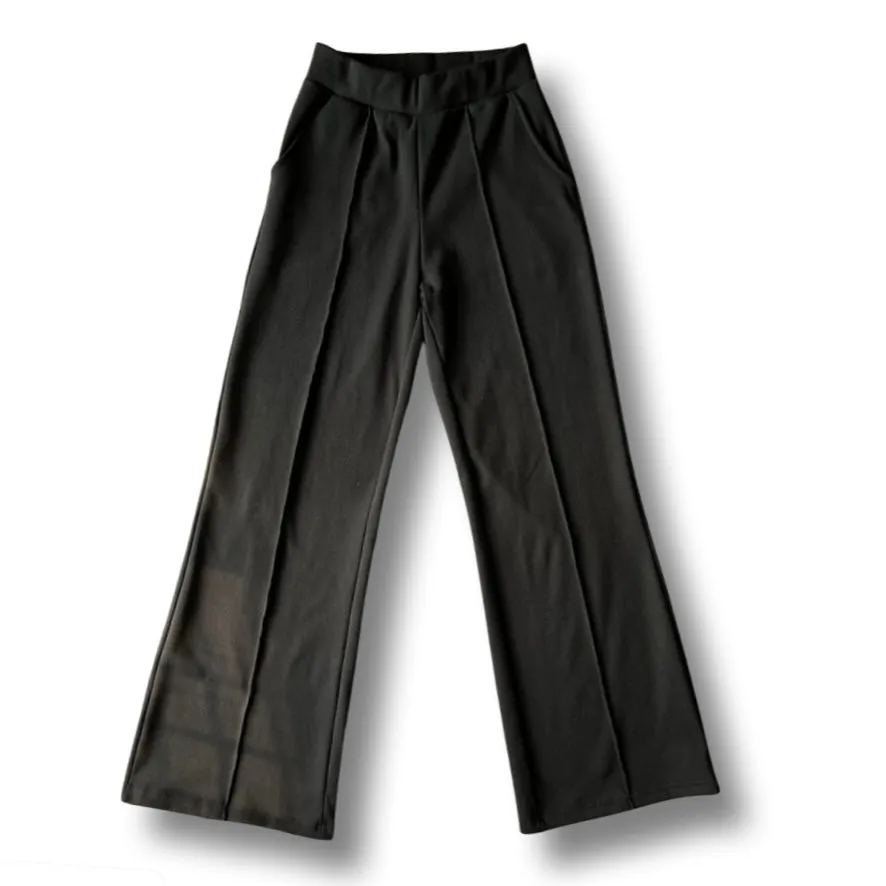 Ribbed Wide Leg Pants