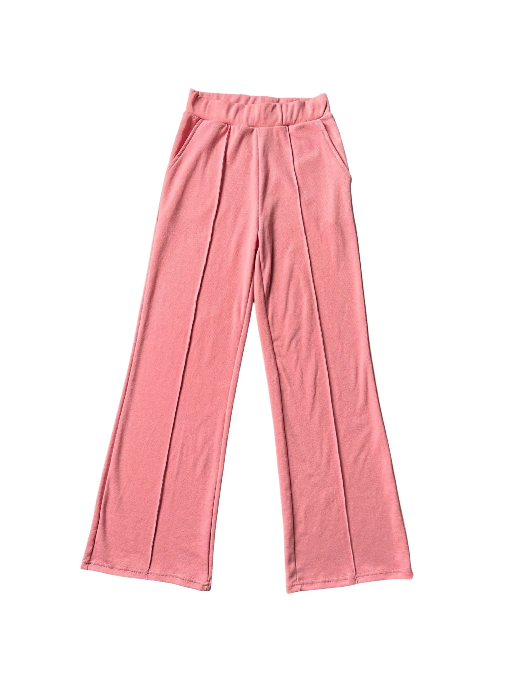 Ribbed Wide Leg Pants