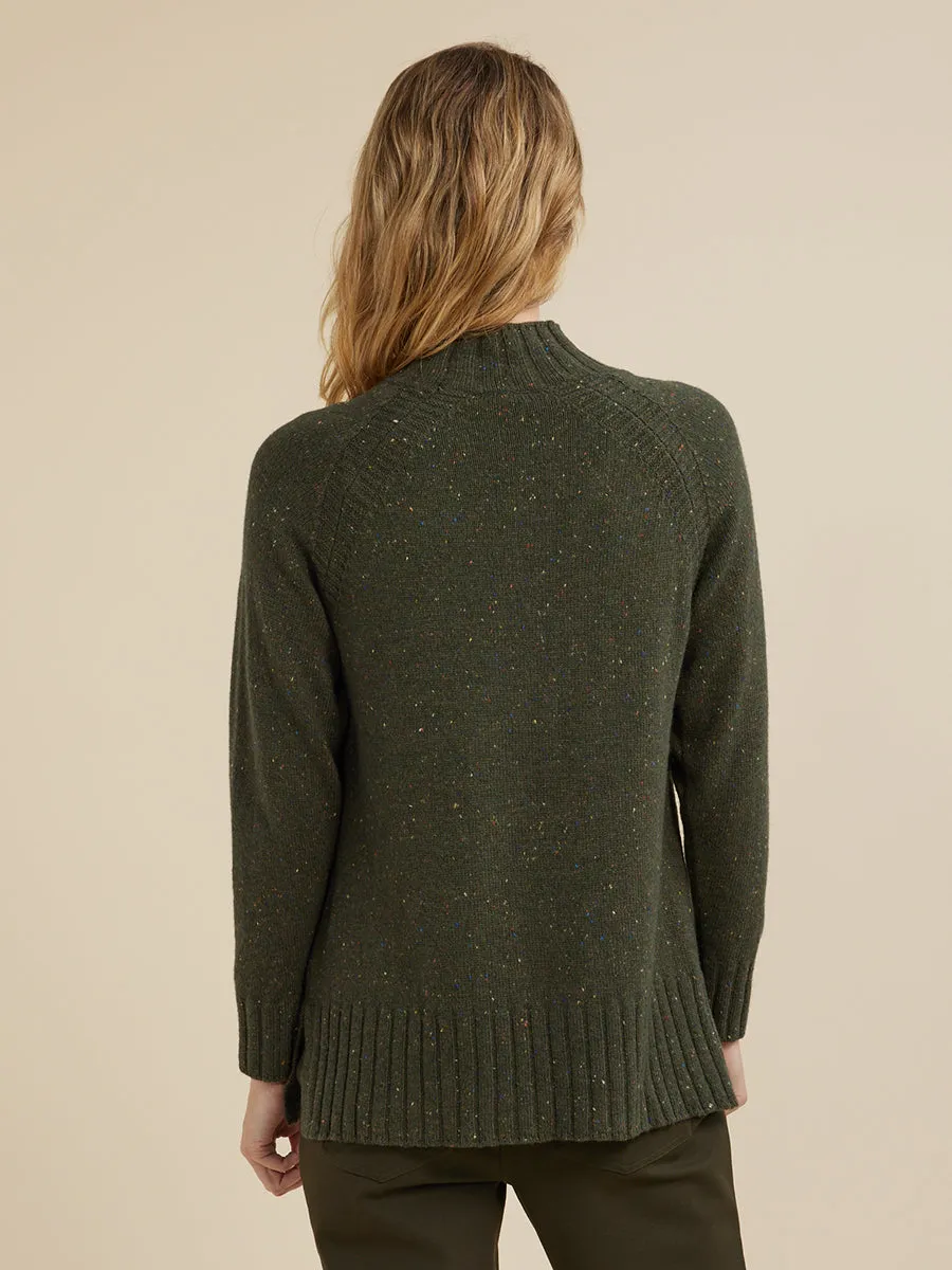 Roll Neck Raglan Jumper