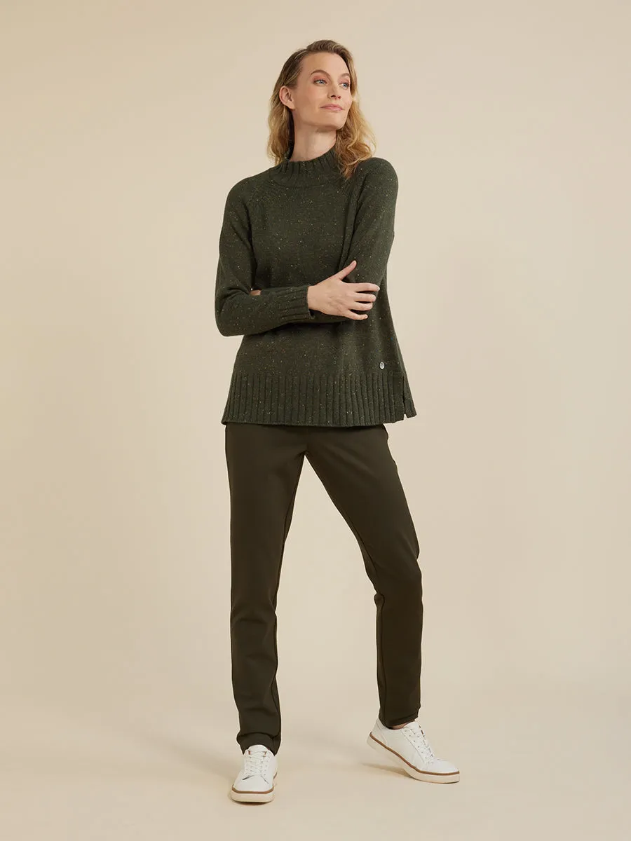 Roll Neck Raglan Jumper