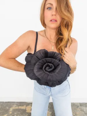 Rosette Crop Top